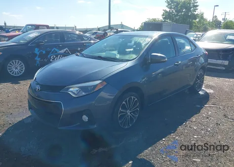 2016 Toyota Corolla S Plus z USA, uszkodzony, nr VIN 2T1BURHE7GC548479